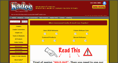 Desktop Screenshot of kadee.com