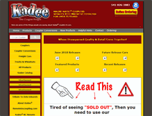 Tablet Screenshot of kadee.com